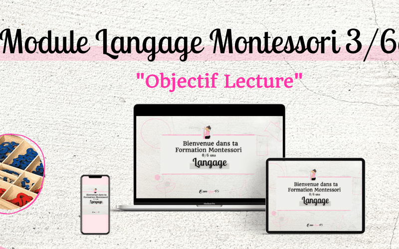 Formation Montessori 3-6 ans lecture